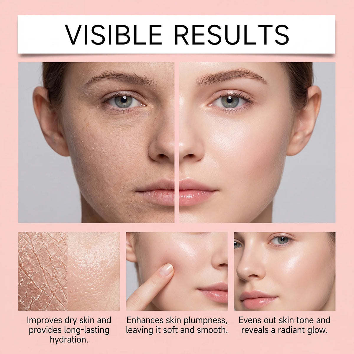 PDRN Pink Collagen Moisturizing Balm Stick for Face & Lips Moisturizing Balm Stick Qst