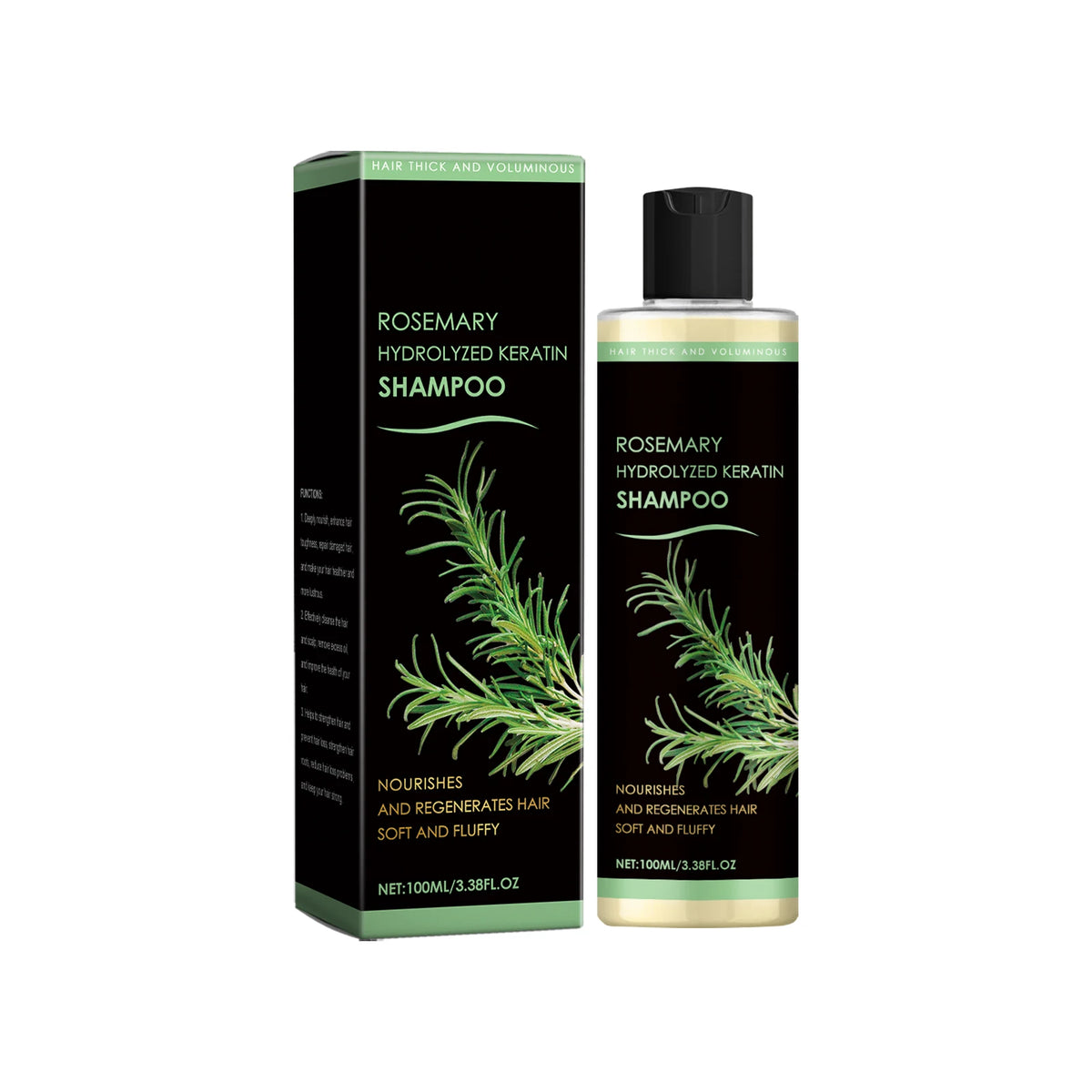 Rosemary Shampoo – Volumizing, Strengthening & Scalp Care Hair Care Shampoo Qst 1PCS