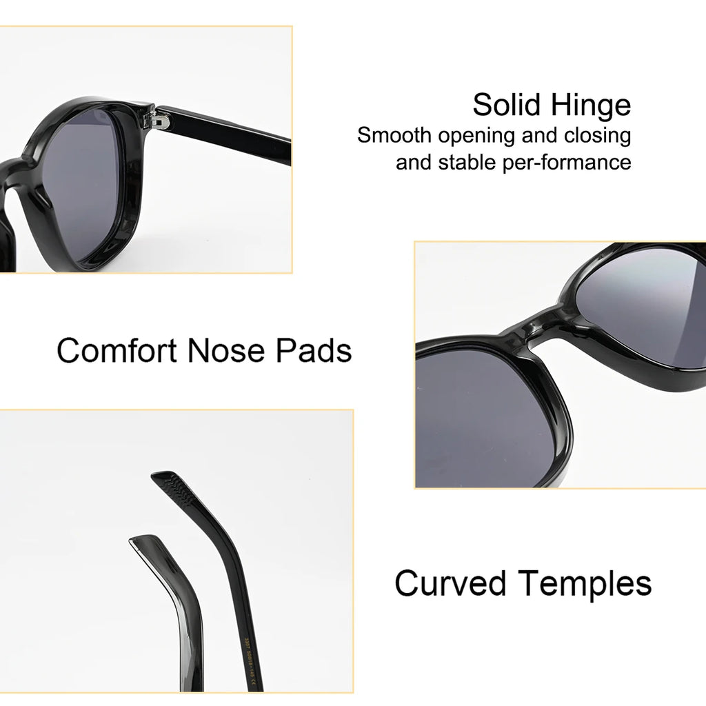 VOPHA Retro Square Sunglasses UV400 Unisex Men Women S23 Retro Sunglasses Qst