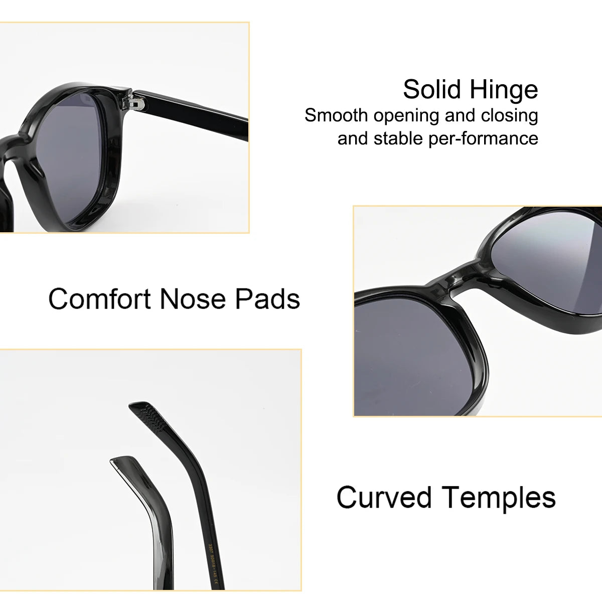 VOPHA Retro Round UV400 Sunglasses Unisex with Retainer Strap Retro Round Sunglasses Qst