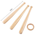 Miniature Wooden Baseball Bat – Mini Solid Wood Novelty Stick Novelty Wooden Bat Qme A1