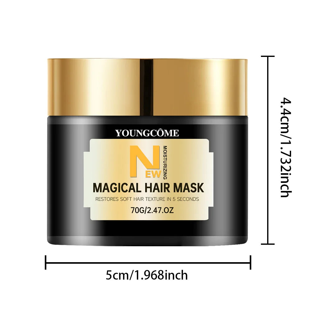 YOUNGCOME Magic Hair Mask – Smoothing Treatment, All Hair Types Hair Mask Treatment Qst 70g