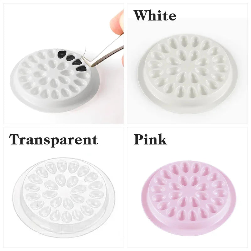 Eyelash Extension Glue Holder Adhesive Pallet Pads Stand Lash Extension Tool Qme