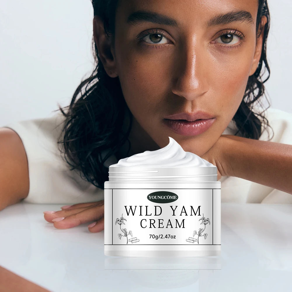 YOUNGCOME Wild Yam Root Face Cream – Brightening & Hydrating Face Moisturizer Cream Qst