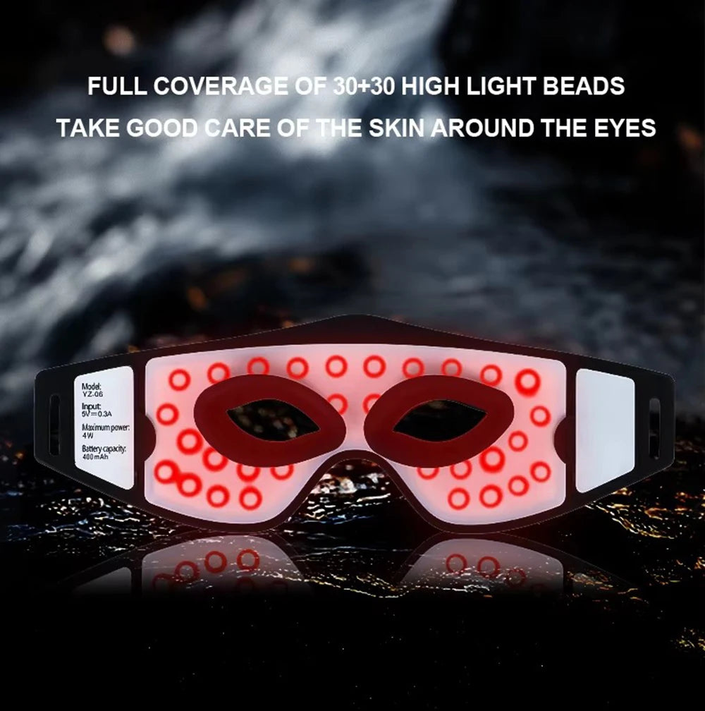 LED Photon Therapy Eye Mask – Skin Tightening & Eye Care LED Eye Beauty Mask Qst