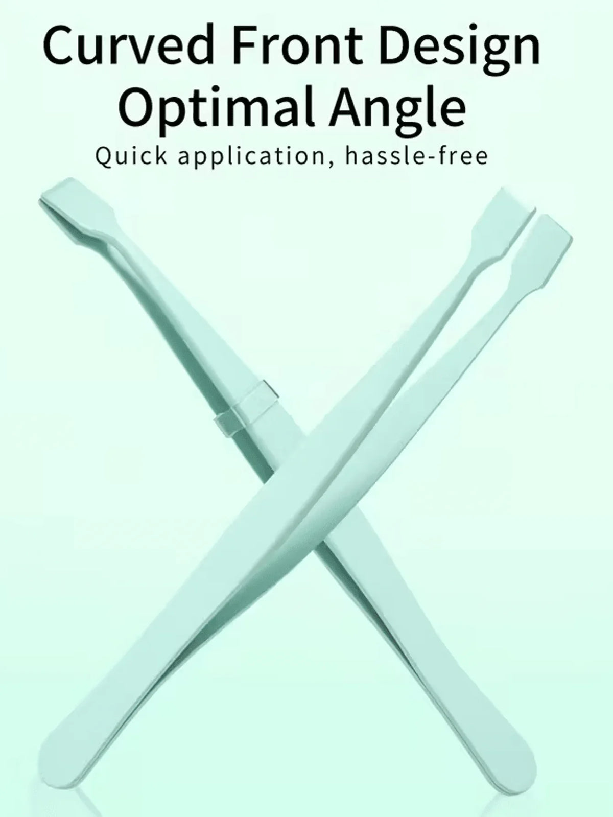 Professional Flat Head Eyelash Extension Tweezers | Qme Eyelash Tweezers Qme