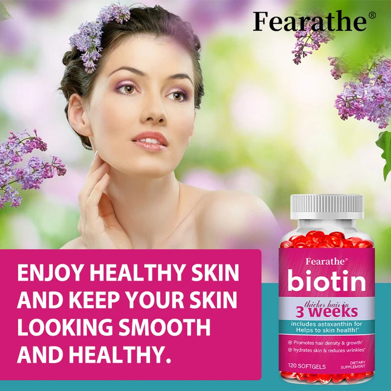 Biotin Capsules with Astaxanthin, MSM & Grape Seed | Beauty Beauty Supplement Capsules Qst