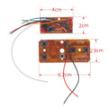 4CH 27MHz RC PCB Transmitter & Receiver Board | RC Car Parts RC PCB Circuit Board Qme One Size