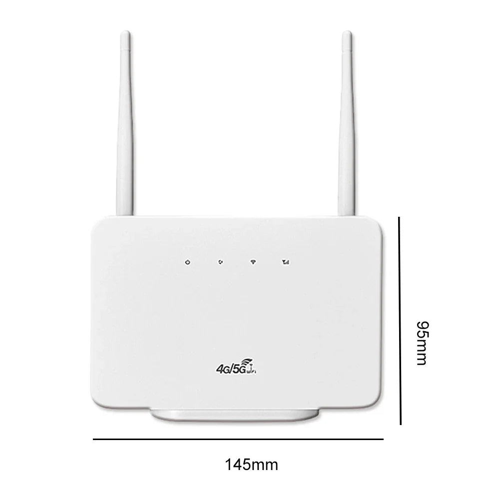 APWIKOGER 4G LTE Wireless Router 300Mbps with SIM Card Slot 4G LTE Wireless Router Qme