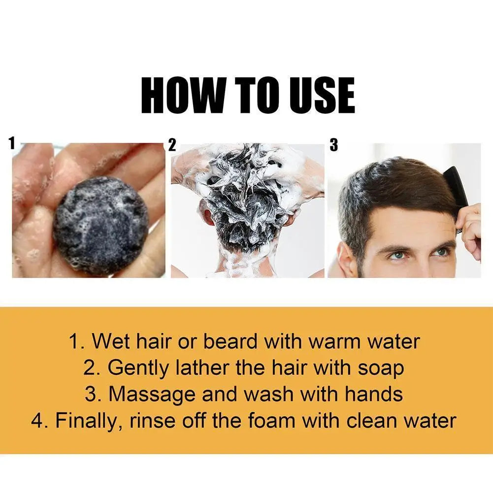Hair Darkening Shampoo Bar – Nourishing Gray & White Hair Soap Hair Darkening Shampoo Bar Qme