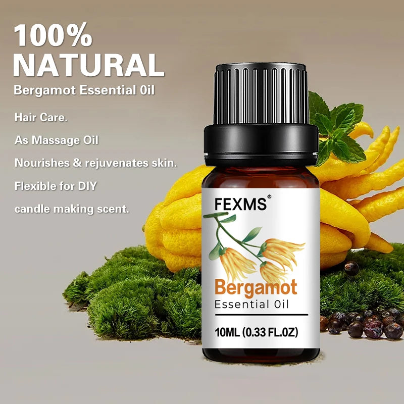 Bergamot Essential Oil 100% Pure – Aromatherapy & Skin Care Essential Oil Qst