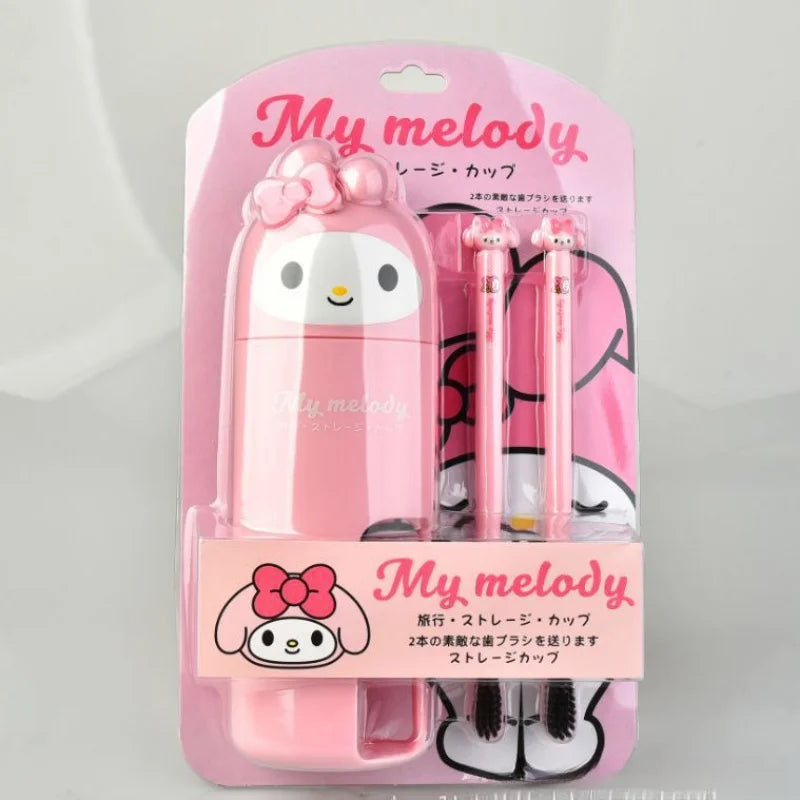 Kuroomi Cute Travel Toothbrush & Toiletry Cup | 4 Colors Travel Toiletry Cup Qme