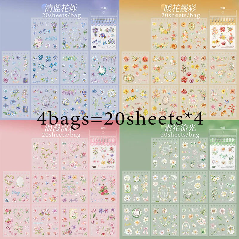 Wreath Rose Stickers for Journaling, Card Making & Decor Decorative Stickers Qme ALL