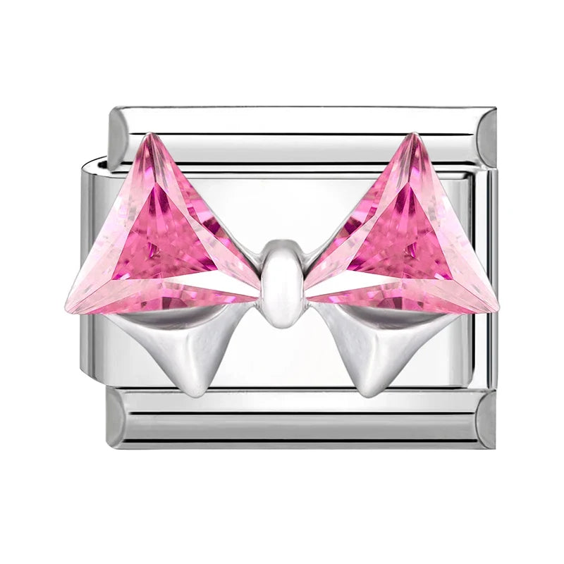 Zircon Stars Shell Butterfly Italian Charm Links – 39 Colors