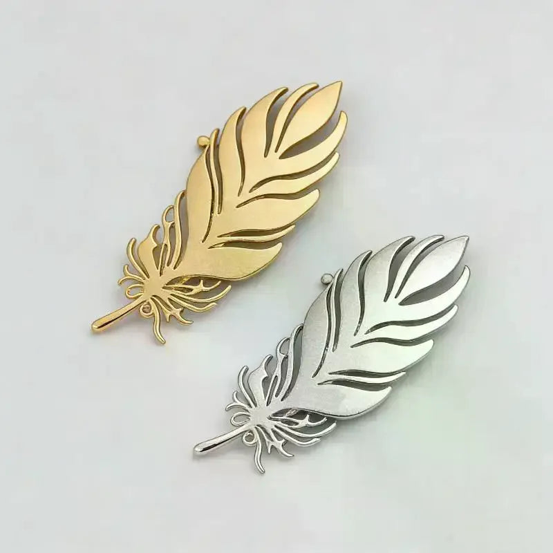Vintage Gold Tone Oversized Flower Heel Lapel Pin Brooch Lapel Pin Brooch Qme