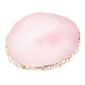 Nail Art Palette Gold Agate Resin Color Mixing Board | Qme Nail Art Palette Qme pink