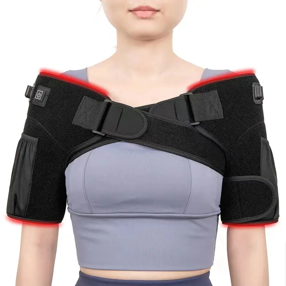 96 LED Red Light Therapy Shoulder Wrap 660nm 850nm Infrared Red Light Therapy Wrap Qst