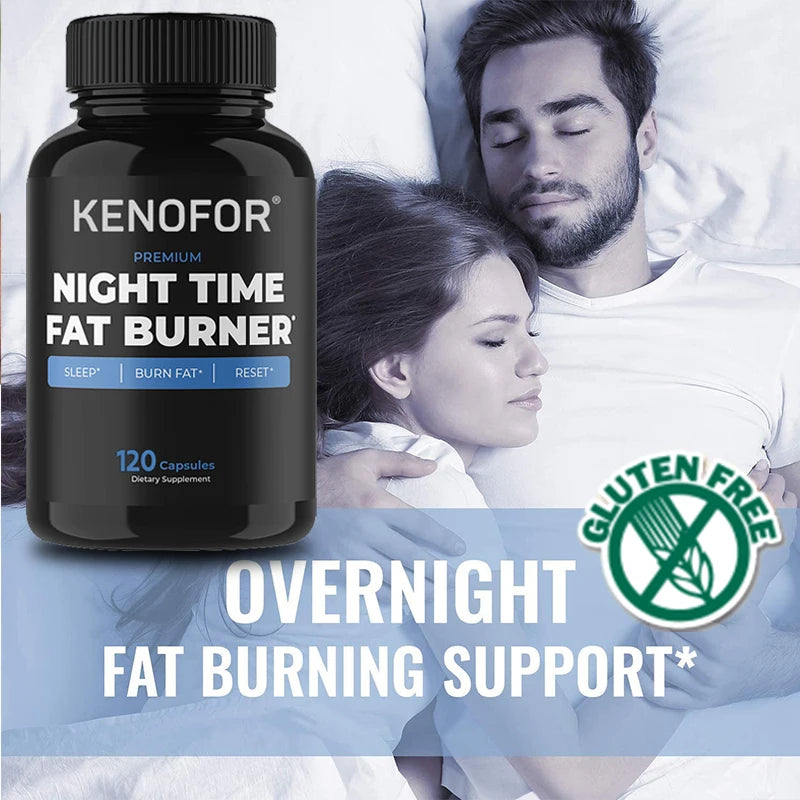 Kenofor Nighttime Metabolism Booster Capsules | Sleep Support Weight Support Supplement Qst