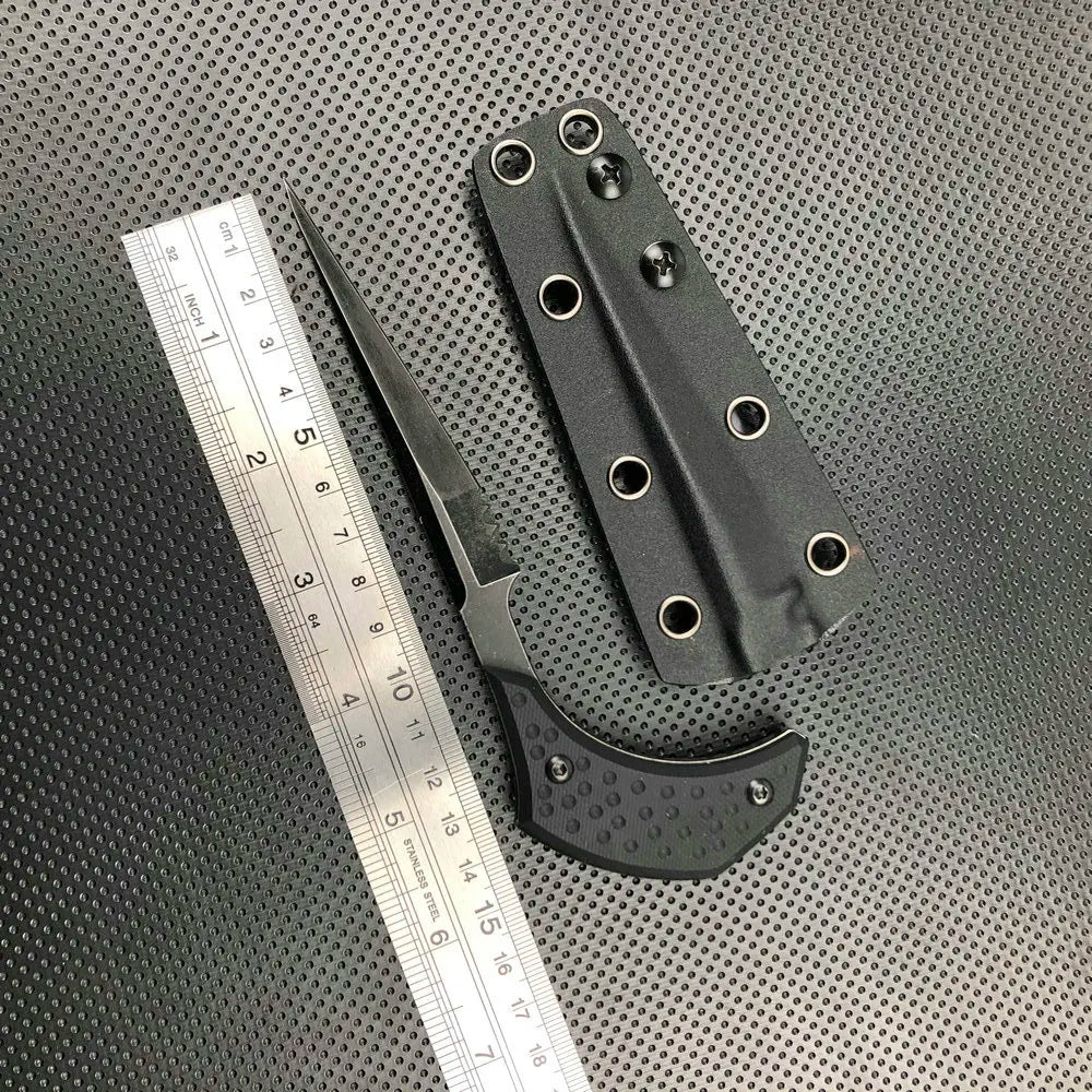 TRSKT Neck Knife 440C Blade G10 Handle + Kydex Sheath Fixed Blade Neck Knife Qst 1 China Mainland