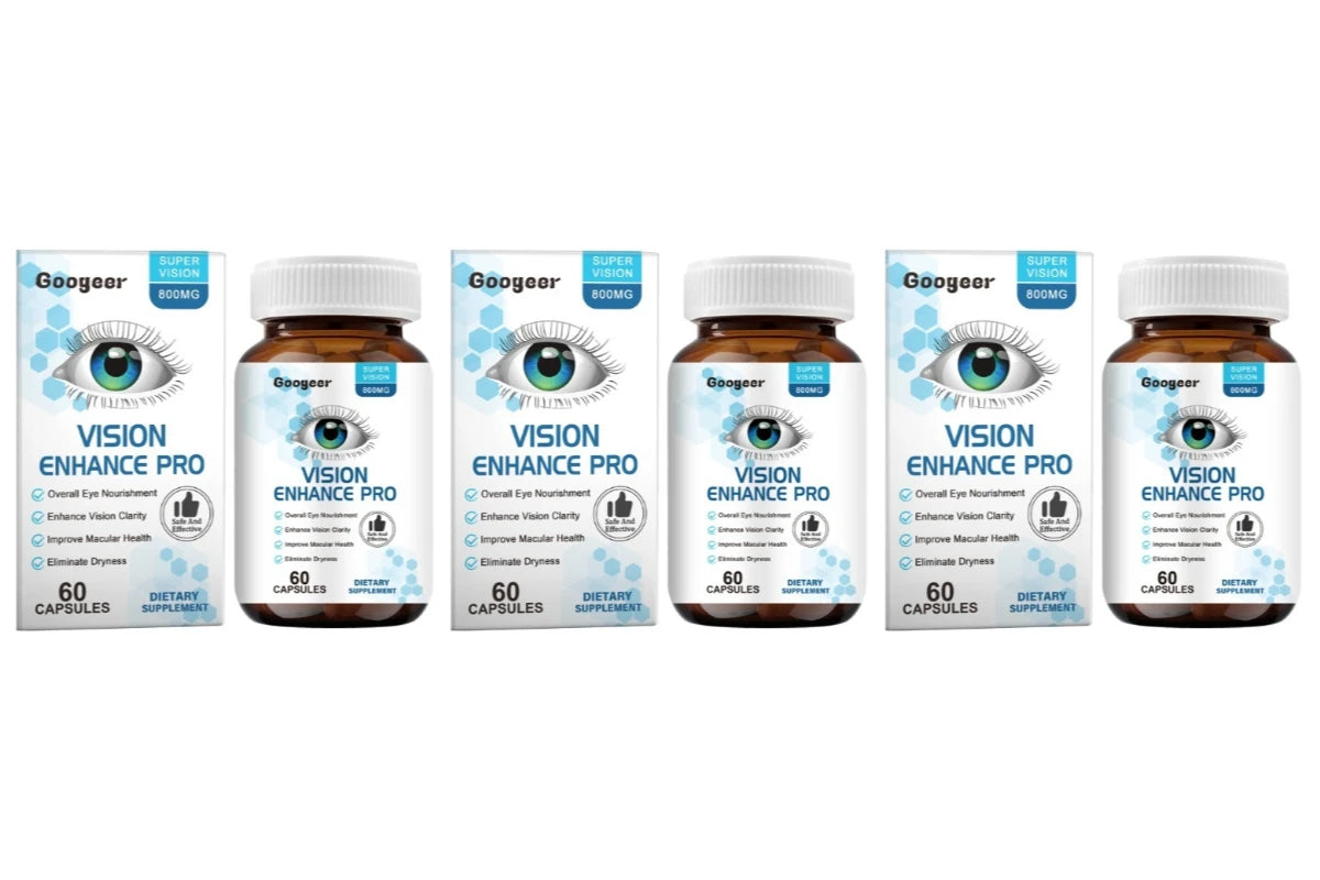 Googeer Vitamin C Eye Capsules 800mg – 60 CT Daily Care Vitamin C Supplement Qst 180 Count(Pack of 3)