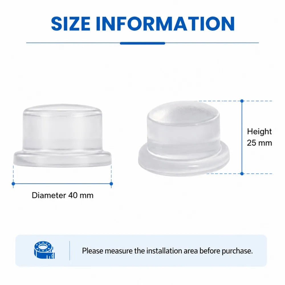 Clear Silicone Door Stopper Wall Guard – Anti-Collision Bumper Door Stopper Guard Qme