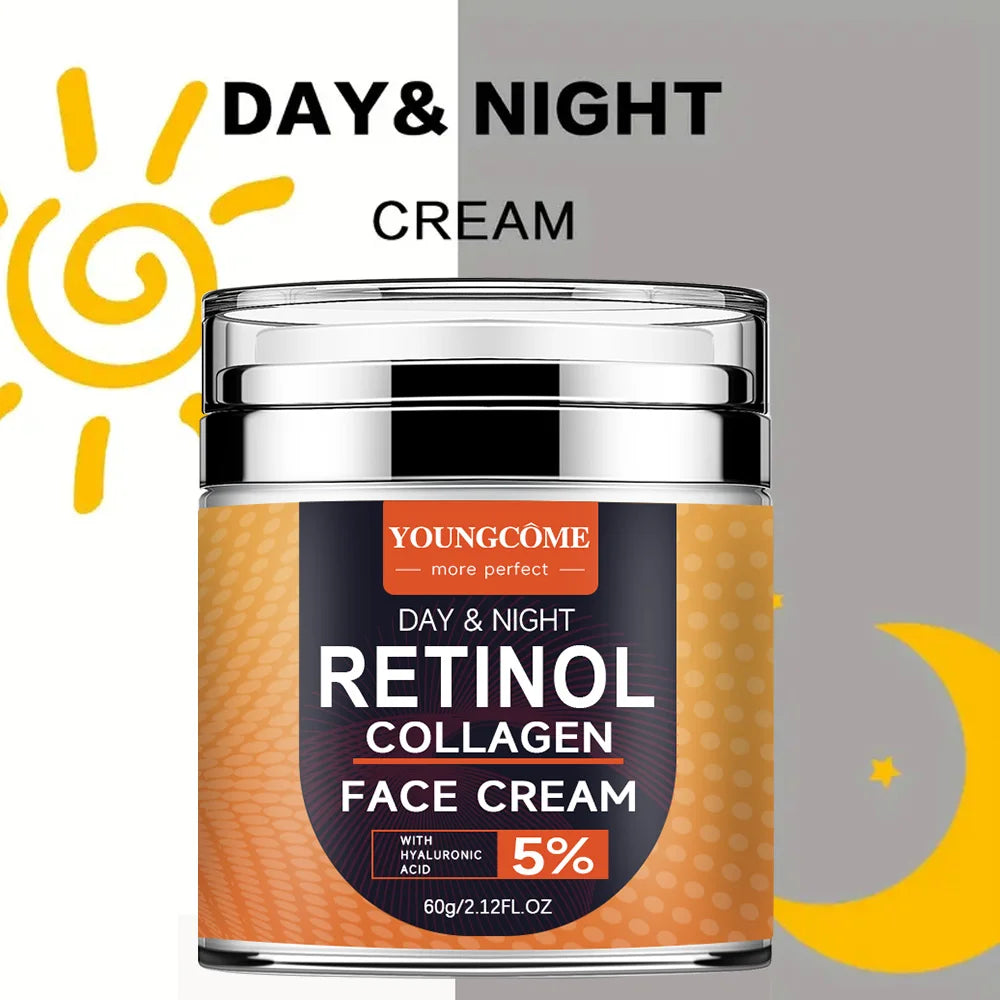 Retinol Face Cream with Collagen & Hyaluronic Acid | YOUNGCOME Retinol Face Cream Qst