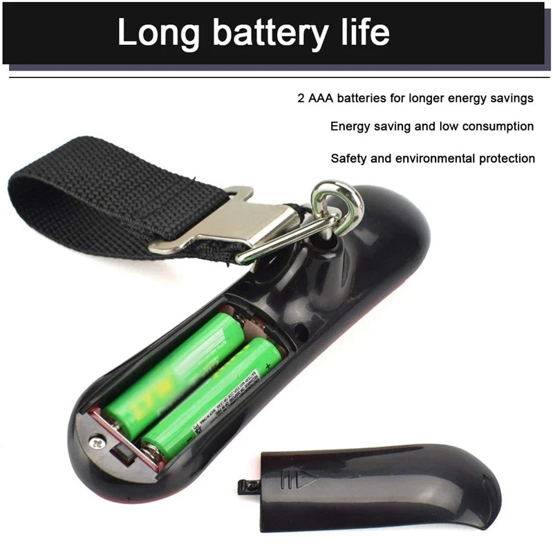Portable Digital Luggage Scale LED Display 110lb Travel Digital Luggage Scale Qme
