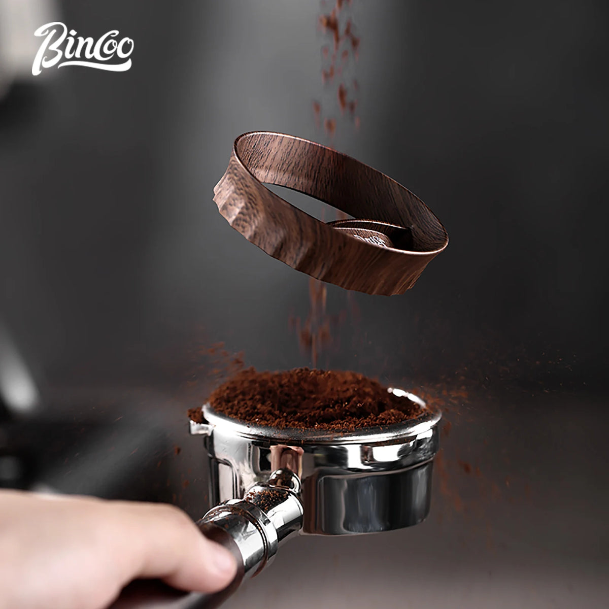 Bincoo Magnetic Coffee Dosing Ring 51mm 58mm Portafilter Espresso Dosing Ring Qst