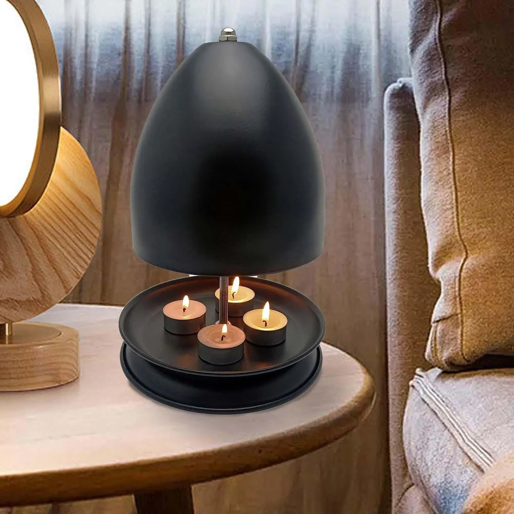 Metal Tea Light Heater & Candle Warmer – Large Base Oven Candle Warmer Stand Qme