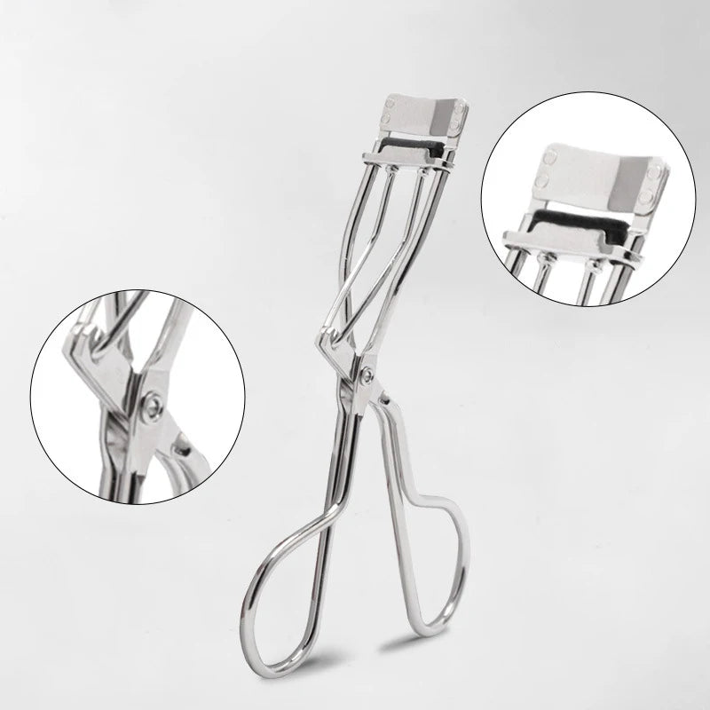 Mini Partial Eyelash Curler – Chrome Steel Natural Curl Tool Eyelash Curler Qst