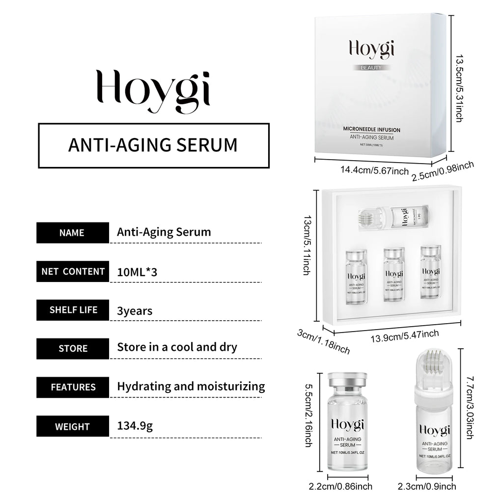 Hoygi 30ml Hydrating Face Serum Roller Set – Firming & Glow Face Serum Roller Qst