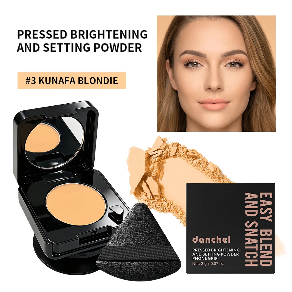 Mini Travel Setting Powder – Oil Control Pressed Powder Compact Setting Powder Compact Qst 03