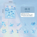 20 Sheets Crystal Graffiti Stickers – DIY Scrapbook & Decor Decorative Stickers Qme A