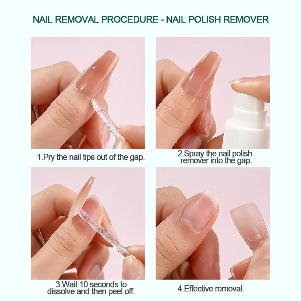 Nailpop UV Cured Nail Adhesive Tabs – Breathable Double-Sided Nail Adhesive Tabs Qme