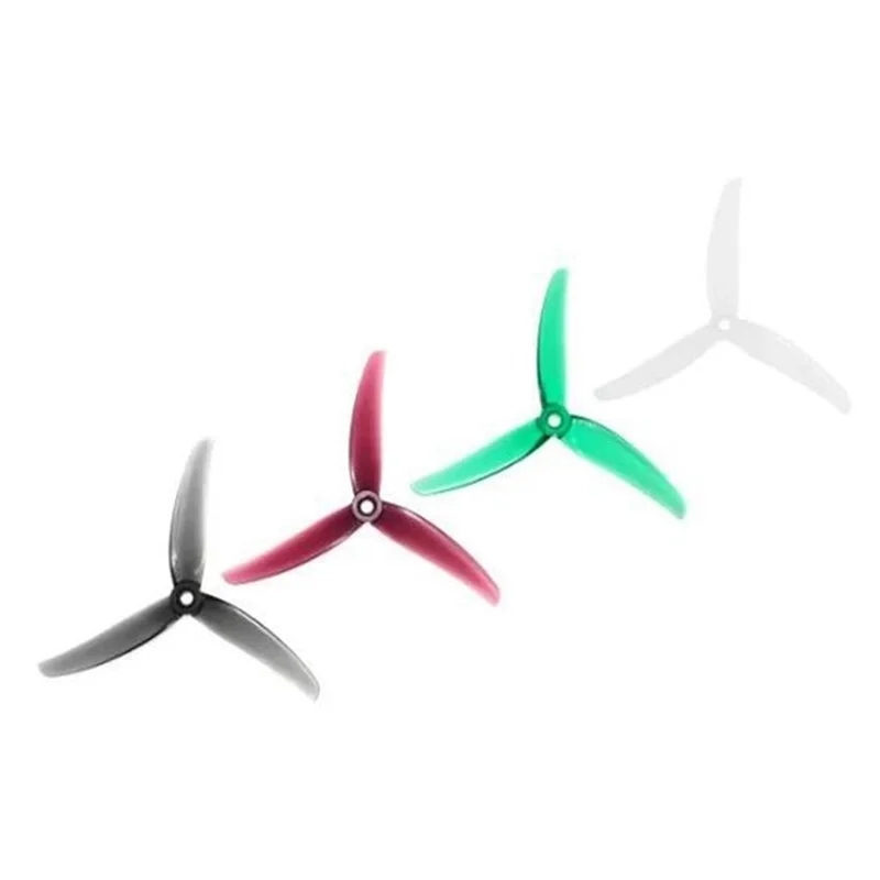 5-Inch 3-Blade FPV Drone Propellers – 2 Pairs CCW+CW Drone Propeller Set Qst
