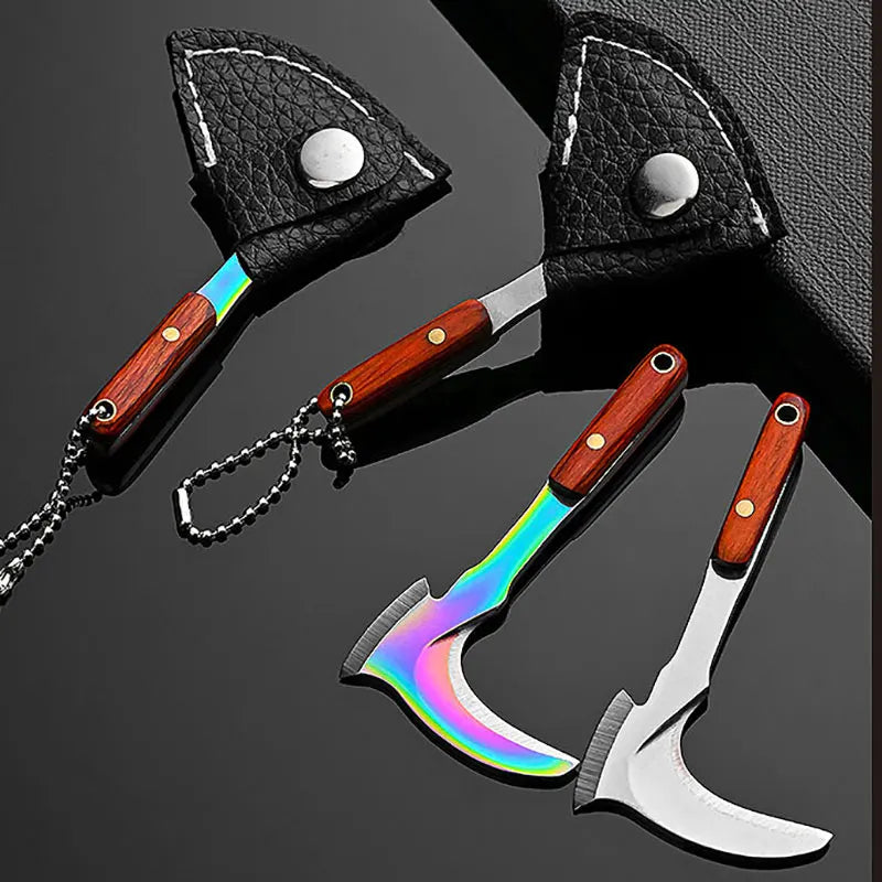 Mini Titanium Keychain Axe – EDC Camping Survival Tool | Swayboo Mini EDC Axe Qst