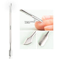 Nailpop Stainless Steel Cuticle Trimmer & Pusher Set Cuticle Trimmer Set Qme Cuticle Pusher 1PC