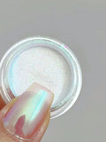 Nail Magic Mirror Powder – Aurora, Neon & Pearl Chrome Nail Art Chrome Nail Powder Qme 02