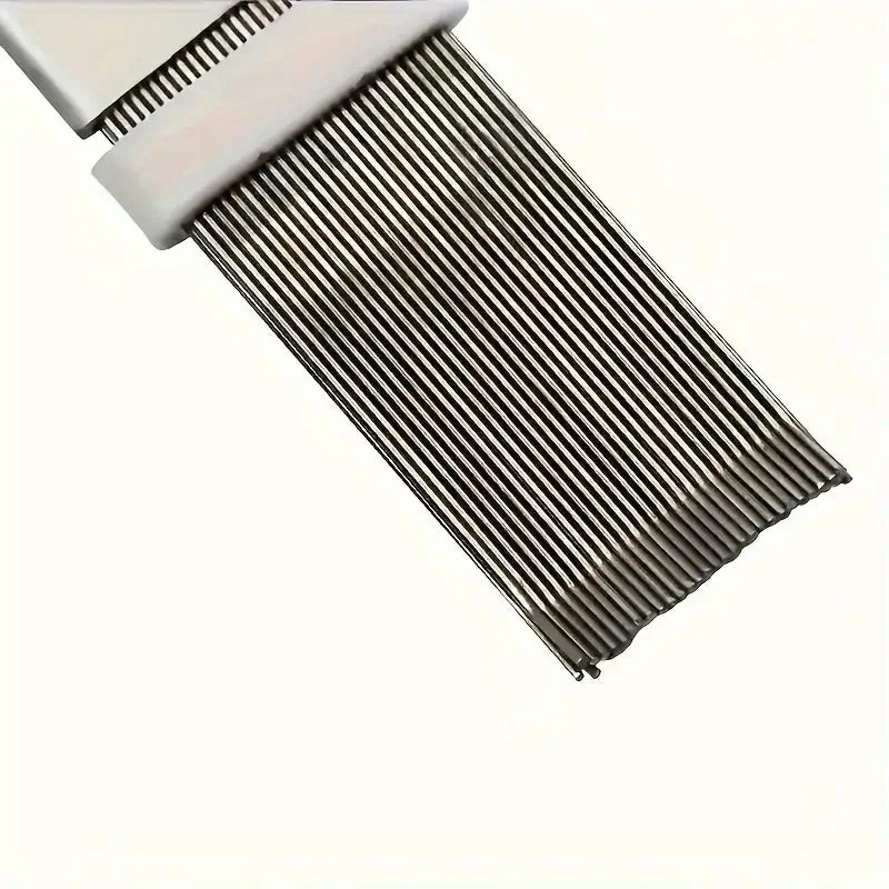 Stainless Steel AC Fin Comb Brush & Evaporator Cleaner AC Fin Comb Tool Qme