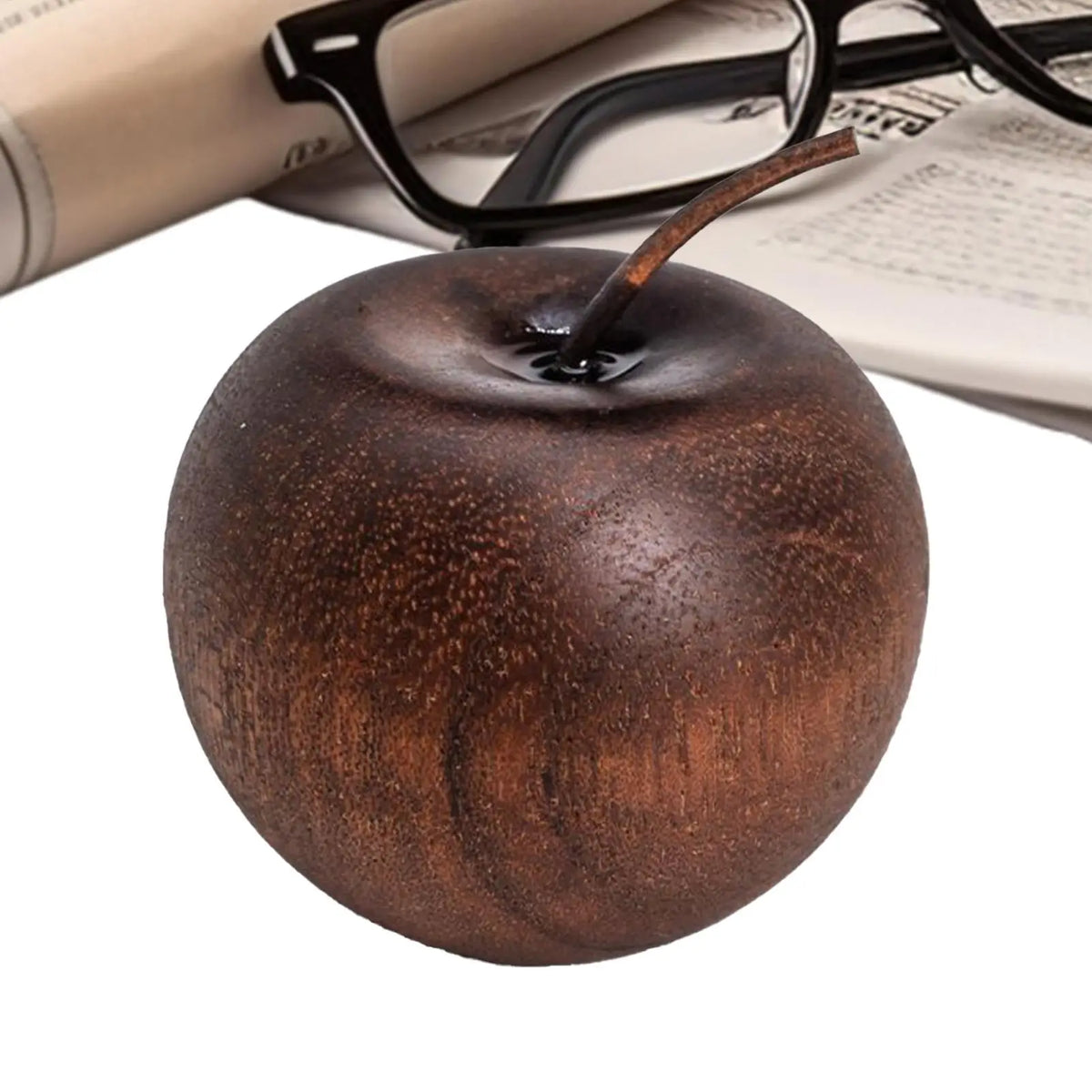 Wooden Apple Oil Diffuser – No Heat Car & Home Aromatherapy Essential Oil Diffuser Qme