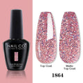 NAILCO Hybrid Gel Nail Polish Semi-Permanent UV Varnish 15ml