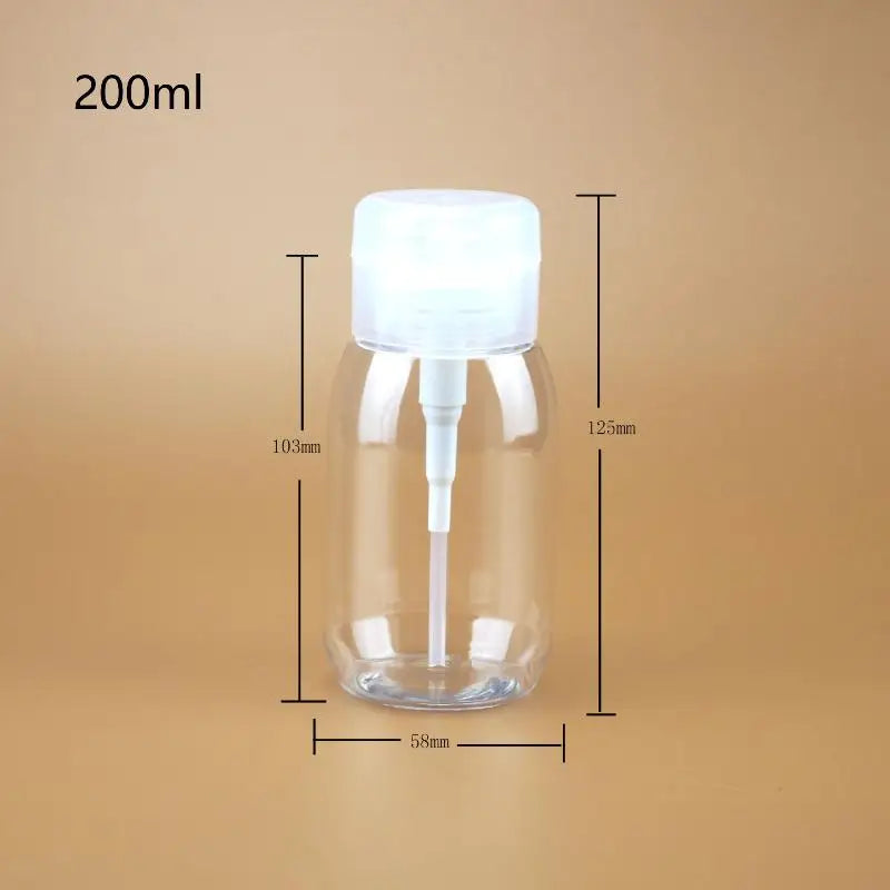 Refillable Push Pump Dispenser Bottles 200/300/500ml | Qme Pump Dispenser Bottle Qme 200ML
