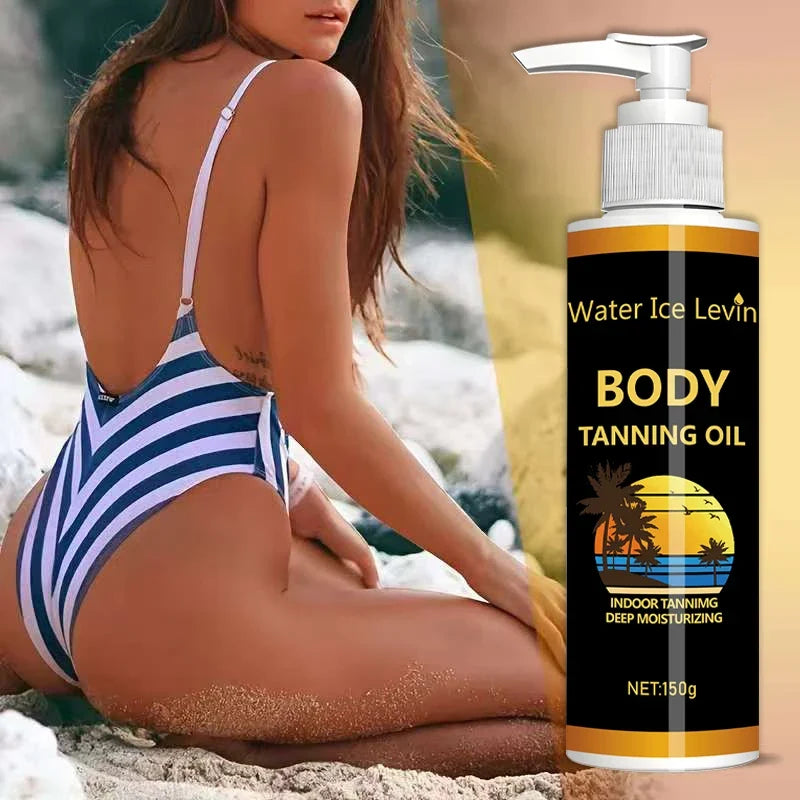 Coconut Body Tanning Oil – Deep Hydration Sunless Glow Sunless Tanning Oil Qme