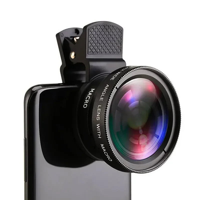 0.45x Wide Angle & 12.5x Macro HD Phone Camera Lens Kit Phone Camera Lens Qme