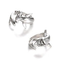 Vintage Shark Adjustable Metal Rings – Retro Gothic Animal Set Adjustable Fashion Ring Qme A China Mainland resizable