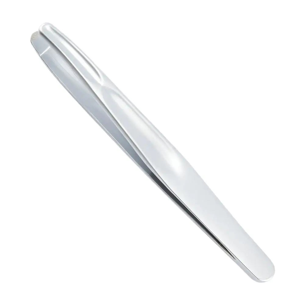 Round Head Tweezers for Eyebrow & Facial Hair Removal | Qme Precision Tweezers Qme slivery CN
