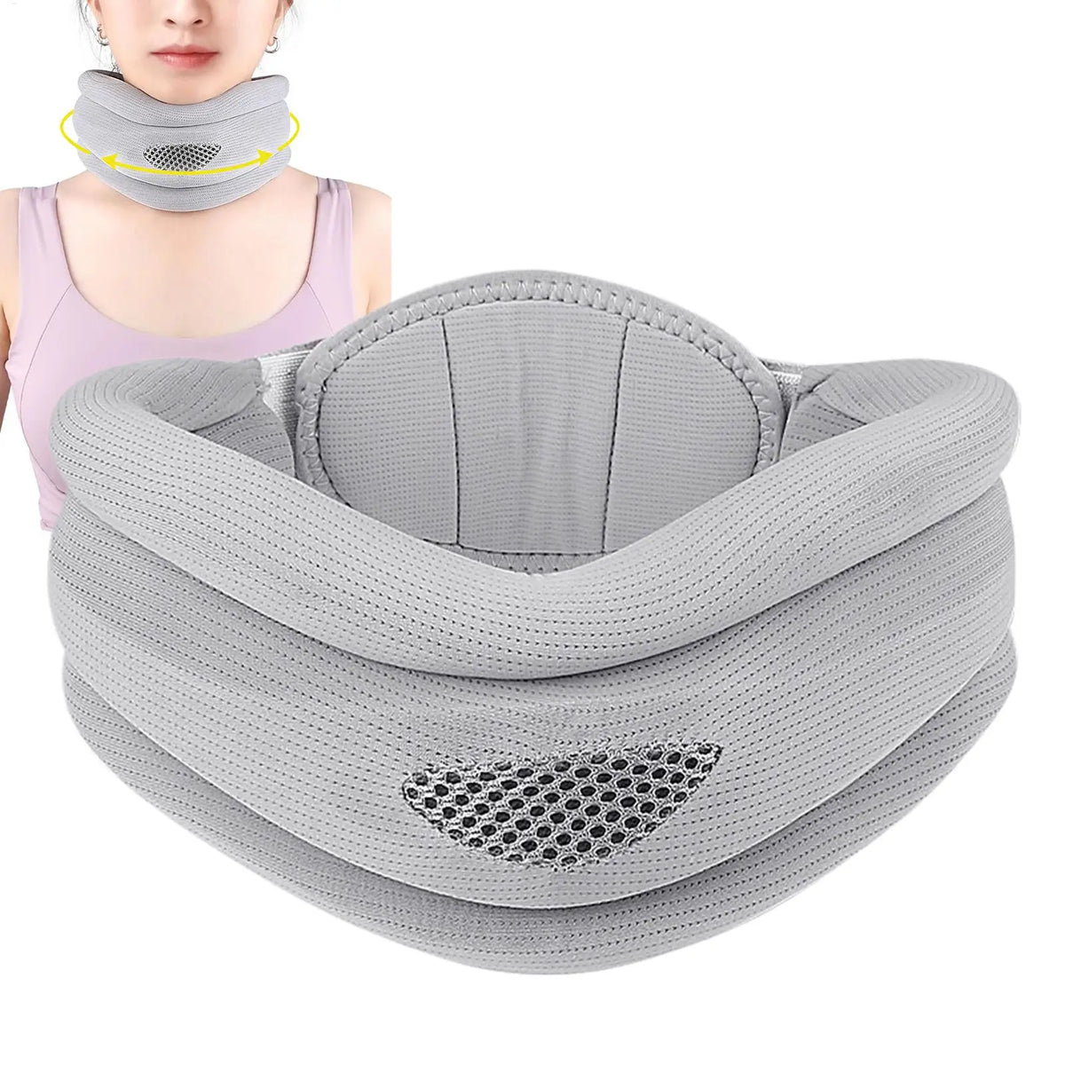 Soft Foam Neck Brace – Adjustable Cervical Collar Support Cervical Neck Brace Qme
