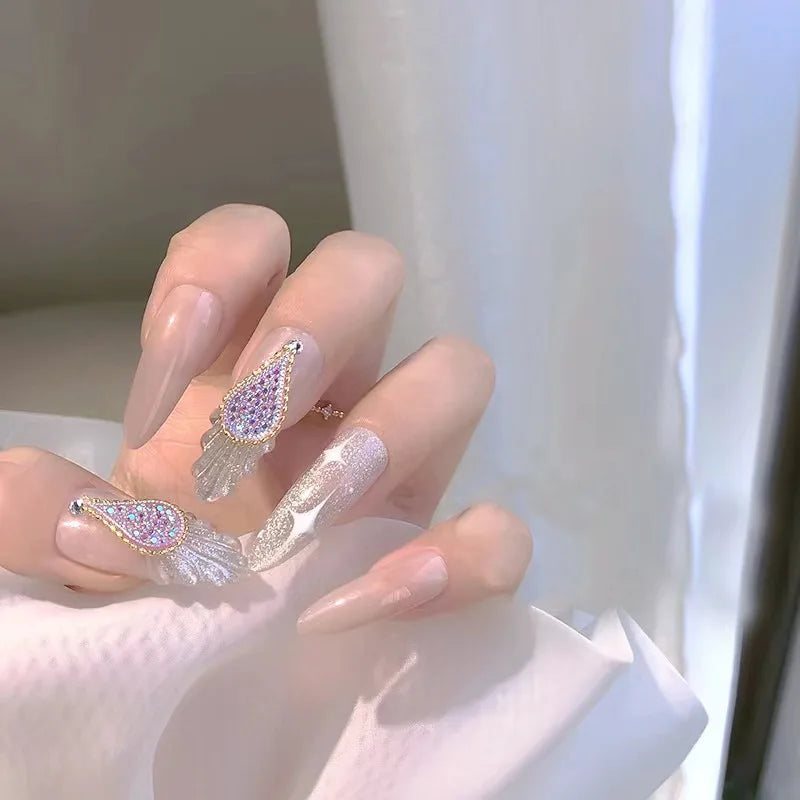 Nail Art Diamond Chain Colorful Crystal Charms Metal Deco Nail Art Charms Qme