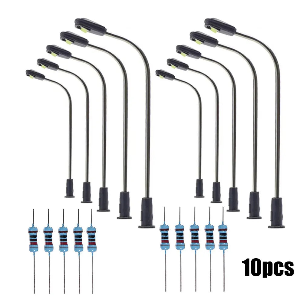 Warm White LED Street Lights for Model Railway & Building Layout Model Railway Lights Qme