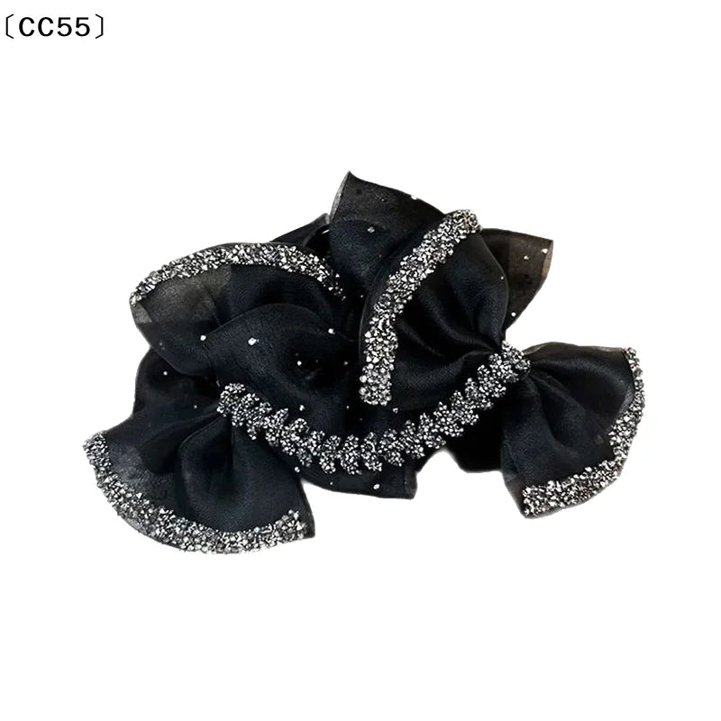 Elegant Mesh Bow Hair Clip – Women's Claw Hairpin Gift Bow Hair Clip Qst